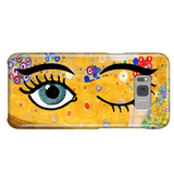 Kiss & Wink - Cute Art Phone Case for Samsung Galaxy S8 Plus