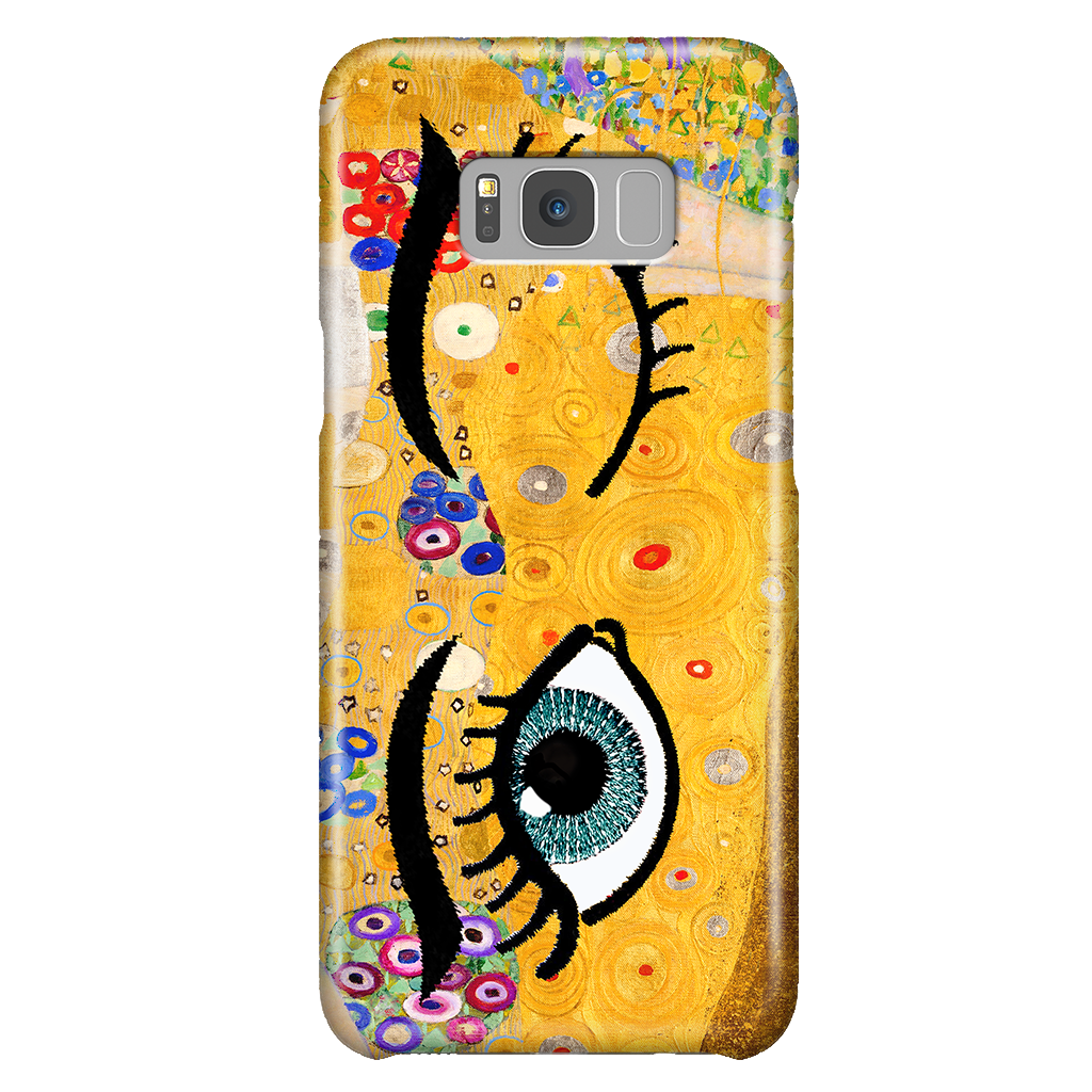 Kiss & Wink - Cute Art Phone Case for Samsung Galaxy S8 Plus
