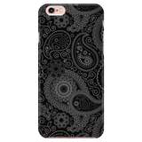 Paisley iPhone Case Black