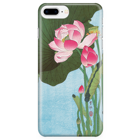 Floral Phone Case - Lotus Japan Ohara Koson Ukiyo-e - iPhone, Galaxy