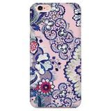 Vintage Floral Phone Case for iPhone and Samsung Galaxy - Indigo Blush