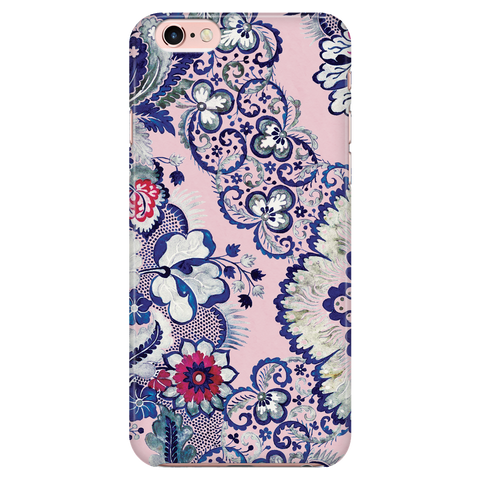 Vintage Floral Phone Case for iPhone and Samsung Galaxy - Indigo Blush