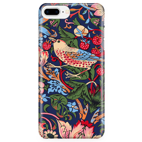 William Morris Strawberry Thief - Floral Vintage Art Phone Case, iPhone, Galaxy