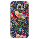 William Morris Strawberry Thief - Vintage Art Phone Case for Samsung Galaxy