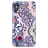 Cute Floral iPhone XS Case iPhone X - Indigo Blush