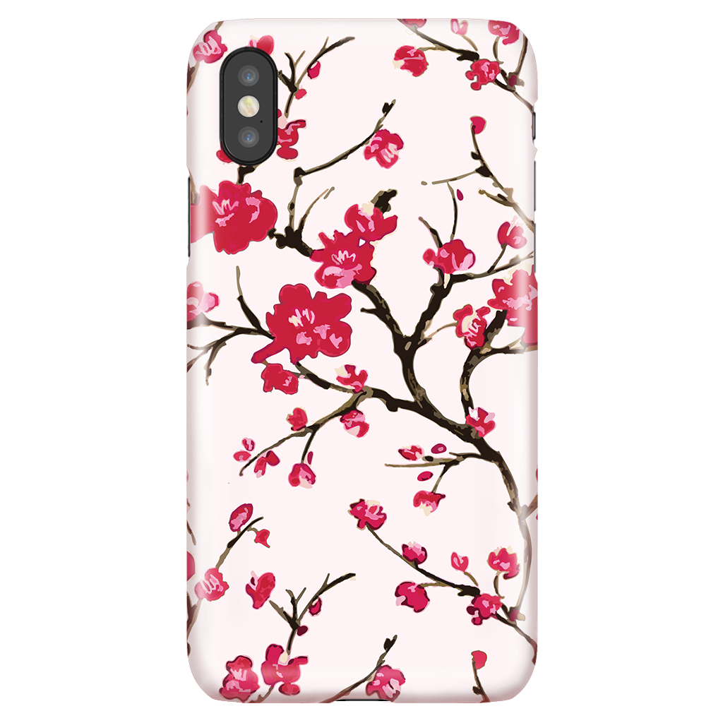 Cherry Blossom Floral iPhone X/XS Case