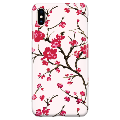 Cute Floral Phone Case for iPhone XS Max - Cherry Blossom Sakura Japan