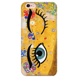Funny Unique Phone Case iPhone, Samsung Galaxy, Gustav Klimt Kiss Wink