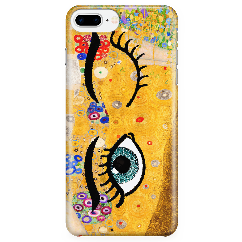 Kiss & Wink - Cute Art Phone Case for iPhone and Samsung Galaxy