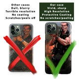 Arnold Schwarzenegger Commando Case - For iPhone 14 Pro Max MagSafe iPhone 13 Pro Max 12 Pro mini iPhone 11 Card Funny Rocket Launcher men gifts husband card