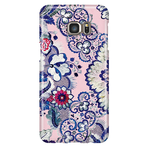 Cute Floral Phone Case Samsung Galaxy S6 Edge Plus - Indigo Blush 