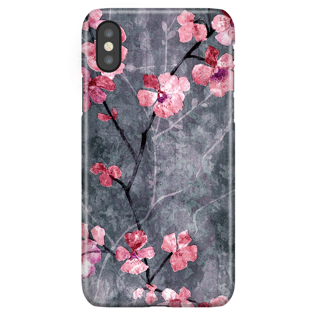 Cute Floral Phone Case Cherry Blossom - iPhone XS X - Japanese Style