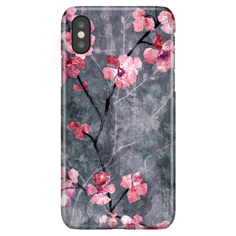 Cute Floral Phone Case Cherry Blossom - iPhone XS X - Japanese Style