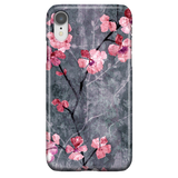 Cherry Blossom Slate - Elegant Cute Phone Case for iPhone XR