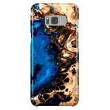 Cool Marble Phone Case for Samsung Galaxy S8 Plus - Ocean Blue