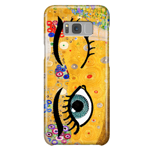 Kiss & Wink - Cute Art Phone Case for Samsung Galaxy S8 Plus
