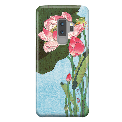  Ukiyo-e Floral Phone Case Samsung Galaxy S9 Plus - Lotus Ohara Koson