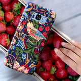 William Morris Phone Case Strawberry Thief - Floral Art, iPhone Galaxy