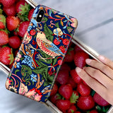 William Morris Strawberry Thief - Vintage Art Phone Case for iPhone XS Max