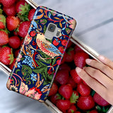 William Morris Strawberry Thief - Birds Phone Case for Samsung Galaxy S9